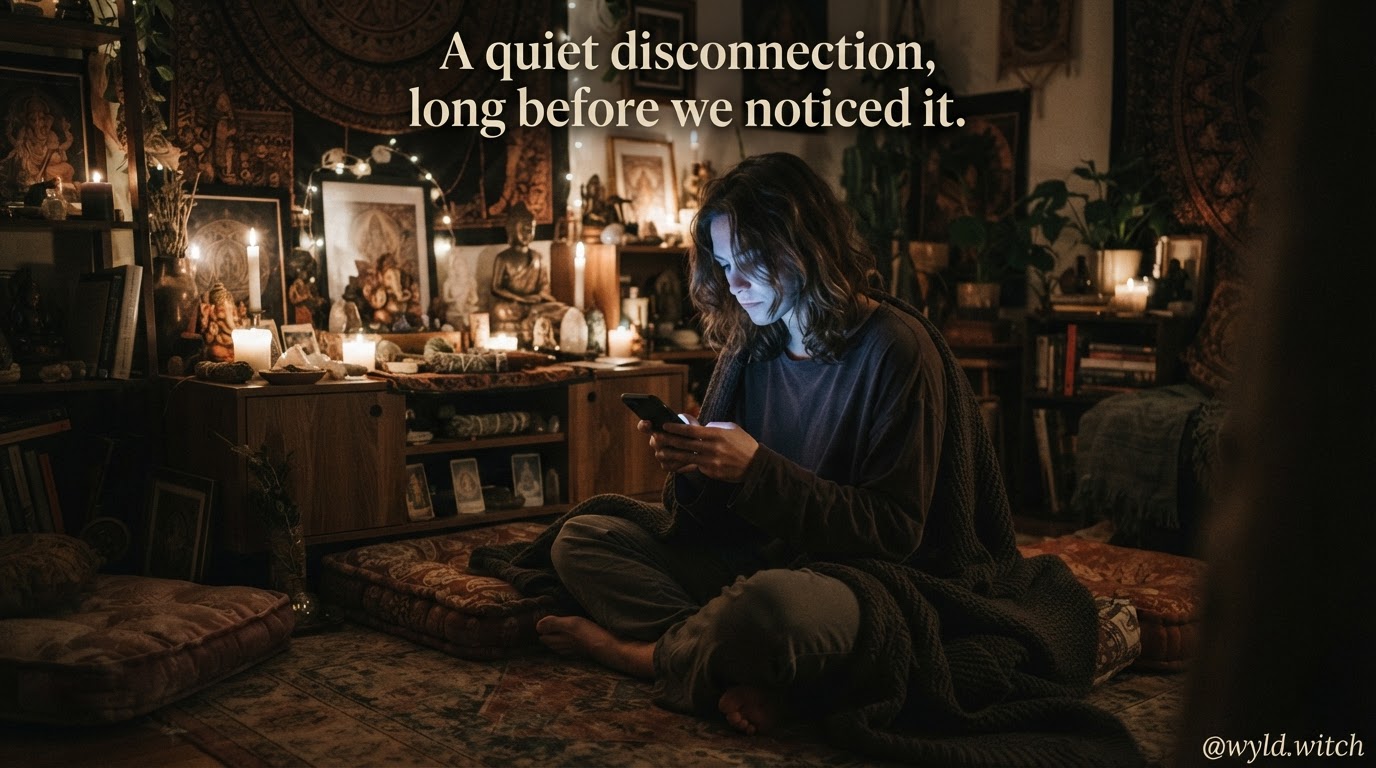 A quiet disconnection, long before we noticed it