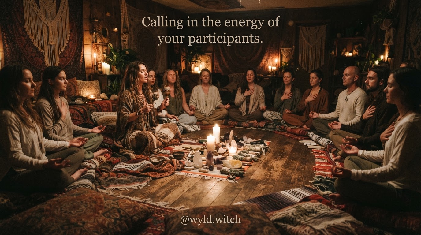 Calling in the energy of your participants