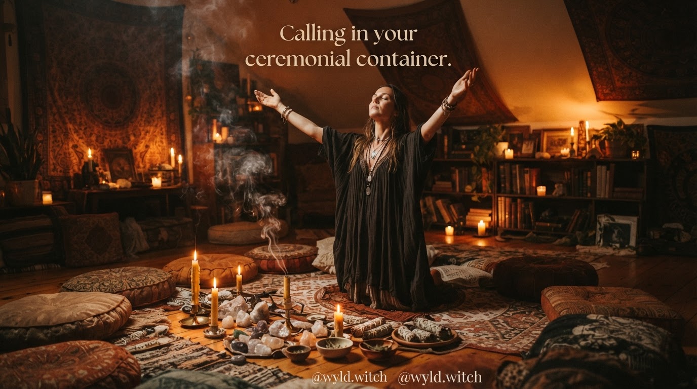 Calling in your ceremonial container